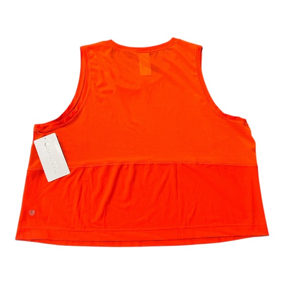 ATHLETA Ultimate Muscle Training Tank size XL Bright Orange Red NEW - Picture 4 of 6